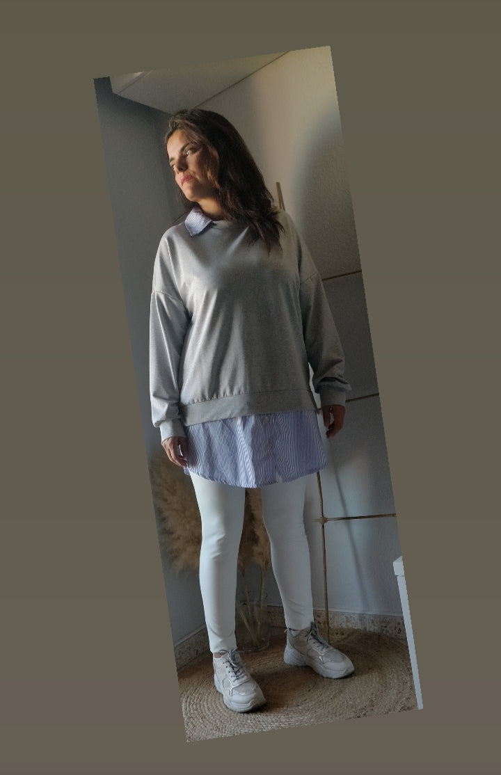 sudadera sobrecamisa