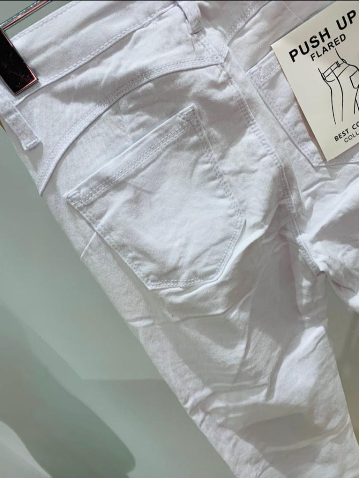 jeans campana tela