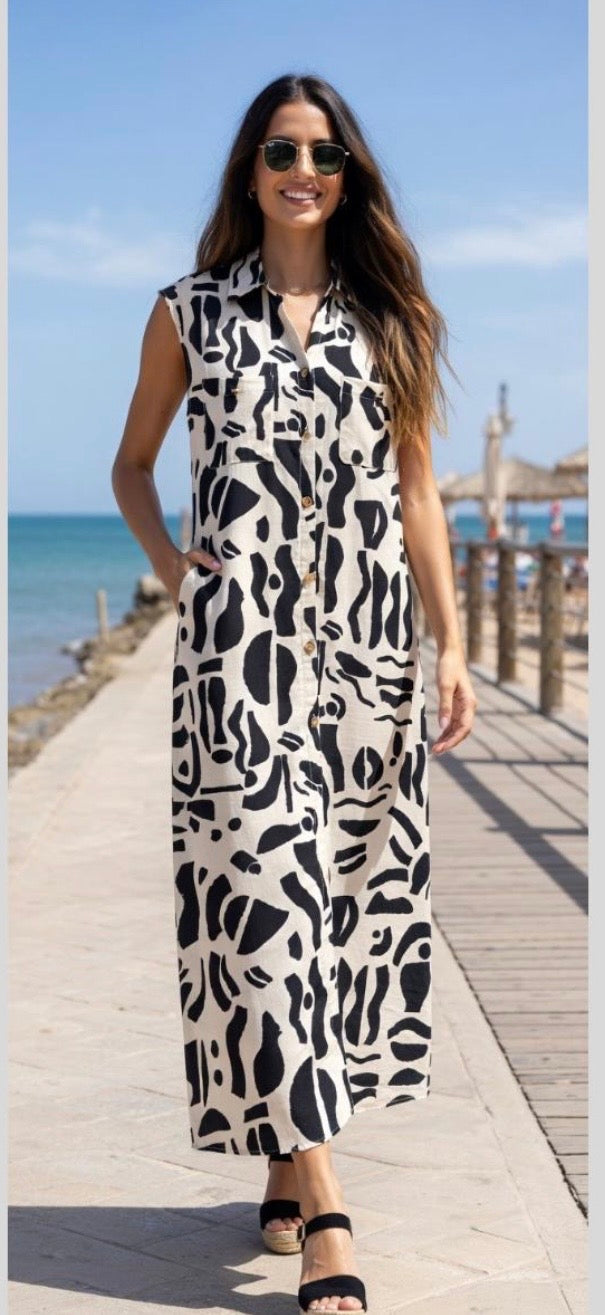 vestido ajedrez
