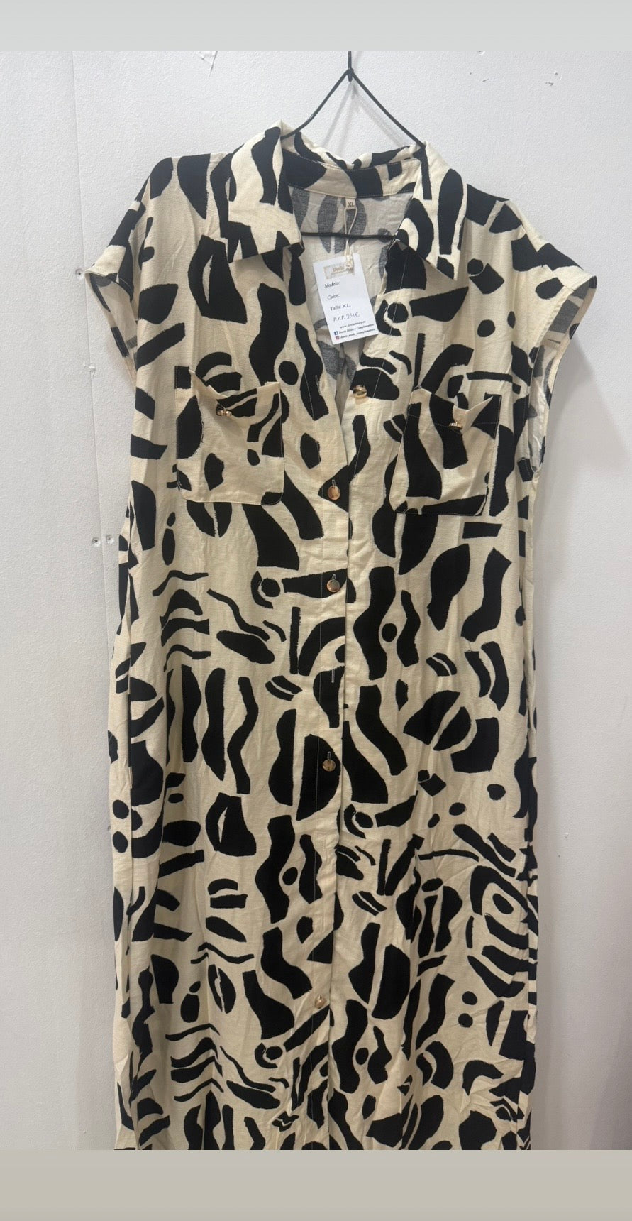 vestido ajedrez