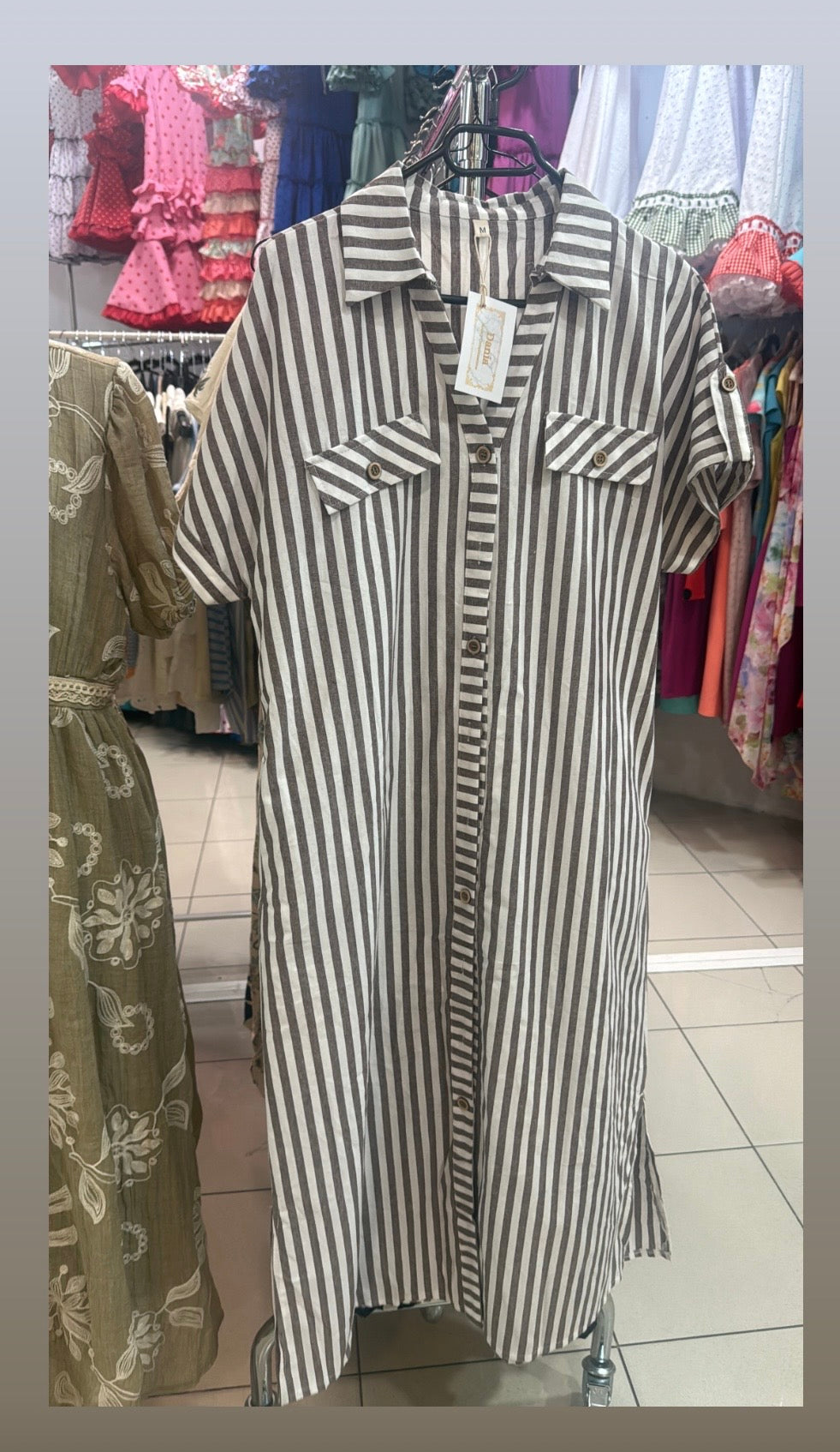 vestido rayas lorena