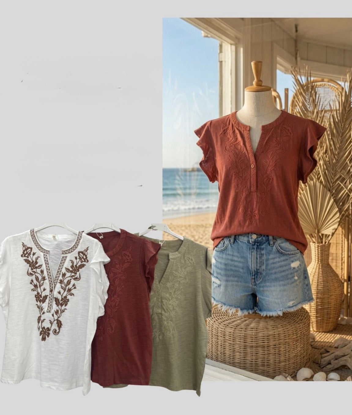camiseta bordada leticia