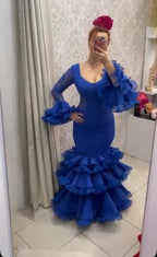 traje flamenca encaje
