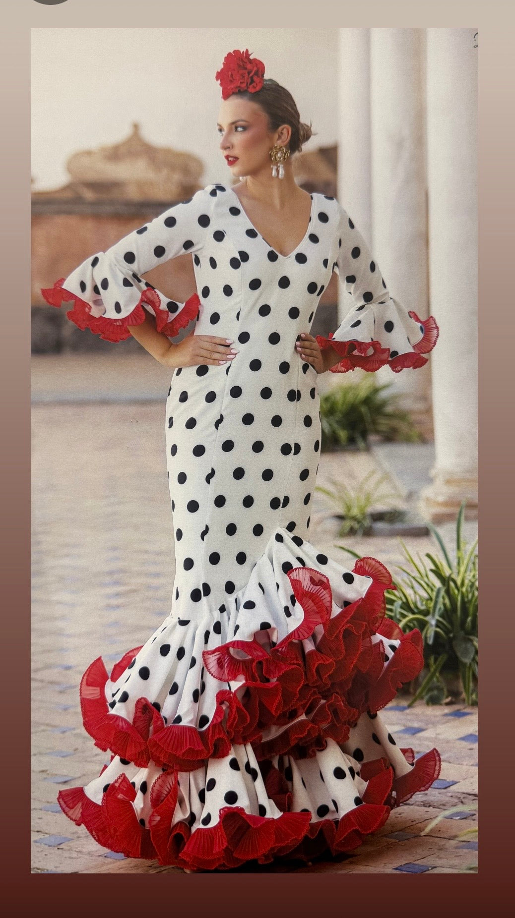 traje flamenca marina