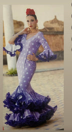 traje flamenca marina