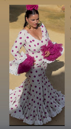 traje flamenca macarena lunar