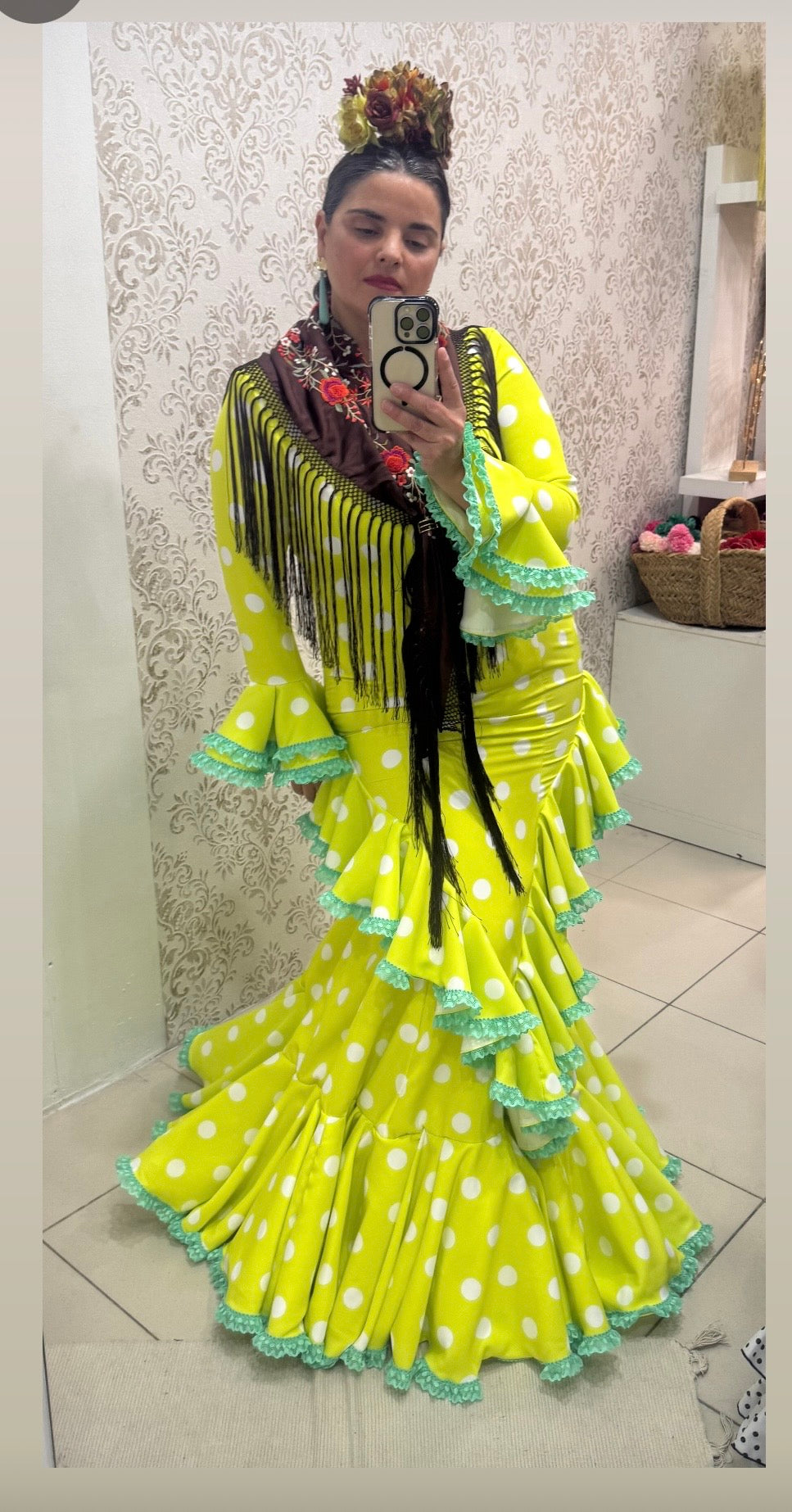 traje flamenca silvestre