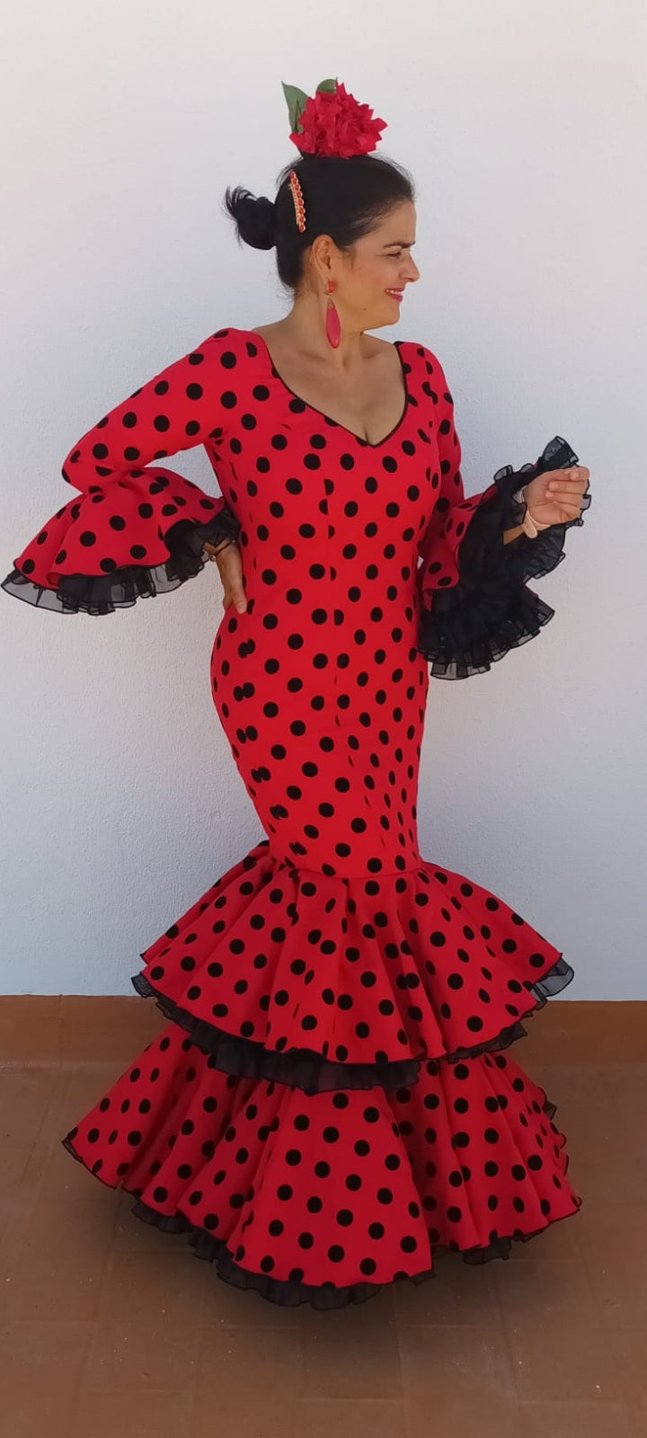 traje flamenca luna