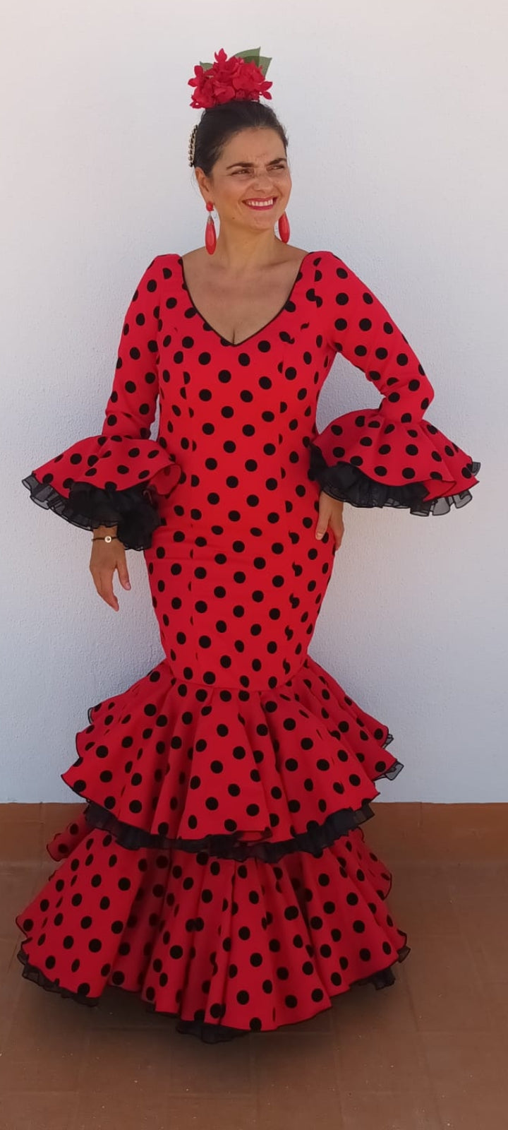 traje flamenca luna
